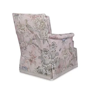 Century Signature Carrington Skirted Swivel Chair