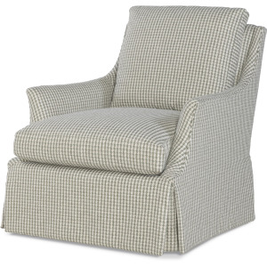 Century Signature Lainee Skirted Swivel Chair