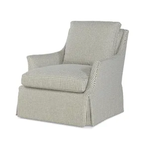 Century Signature Lainee Skirted Swivel Chair