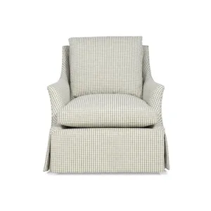 Century Signature Lainee Skirted Swivel Chair