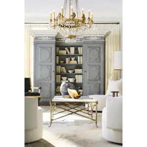 Tara Shaw Casegoods Grande Fountainebleau Bibliotheque-Slate