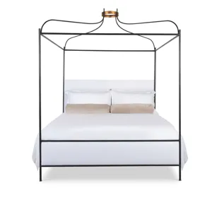 Tara Shaw Casegoods Venetian Bed W/Canopy Square Headboard - King