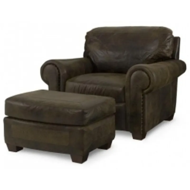 Bob Timberlake Upholstery Dr. Perryman Chair With Ottoman As Shown Only