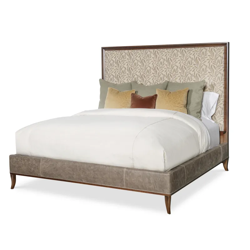 Tribeca Upholstered Tall Headboard(Plain Bed - King