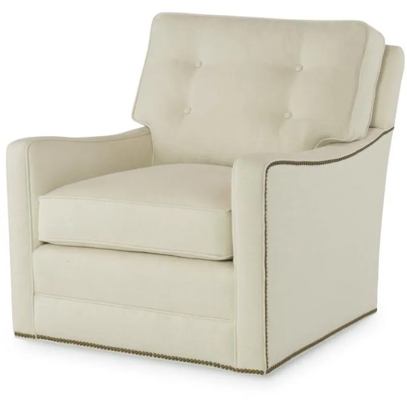 Century Leather Essex Swivel Chair