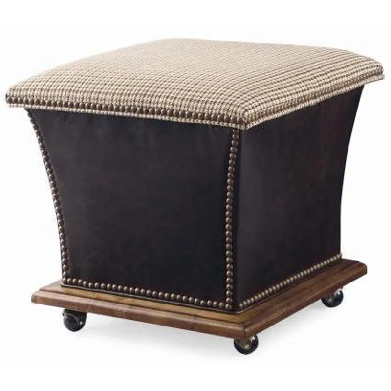 Century Leather Kingston Storage Ottoman