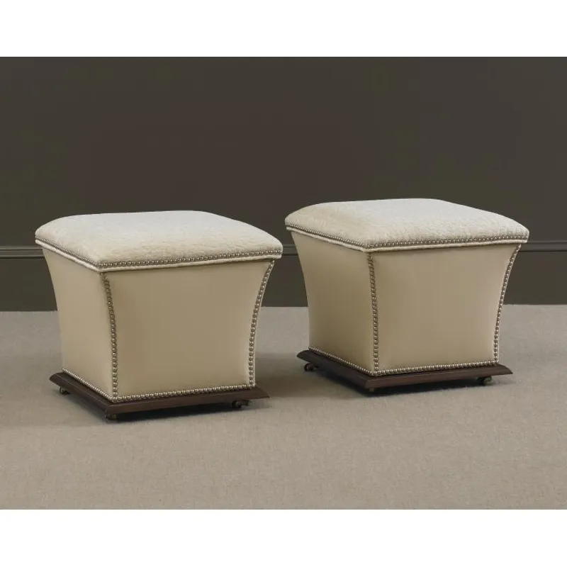 Century Signature Gray's Storage Ottoman