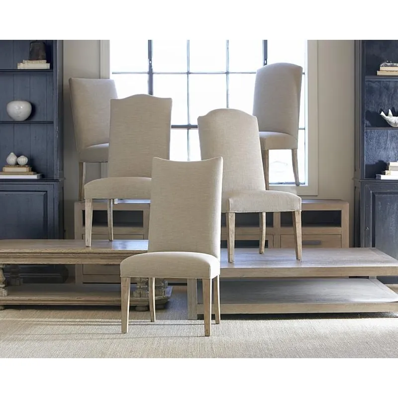 Century Chair Hollister Straight Back-Exposed Wood W/Straight Top
