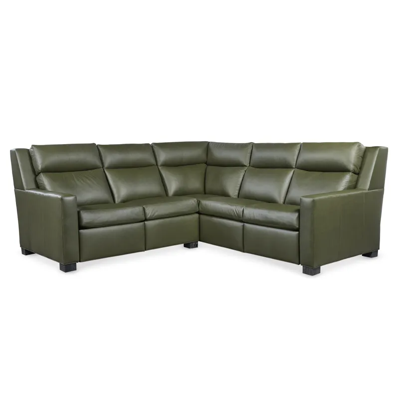 Century Leather Leatherstone Armless Love Seat