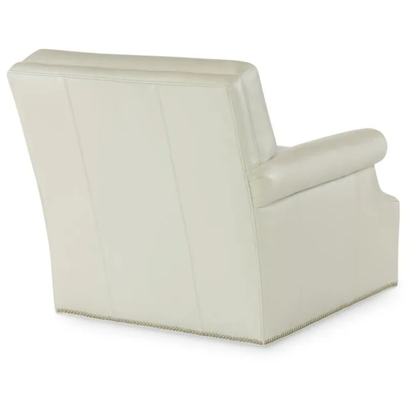 Century Leather Essex Swivel Chair