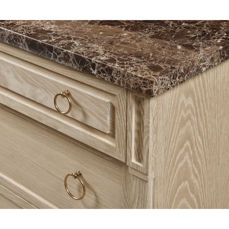Maison \'47 Stocked Drawer Chest Marble Top