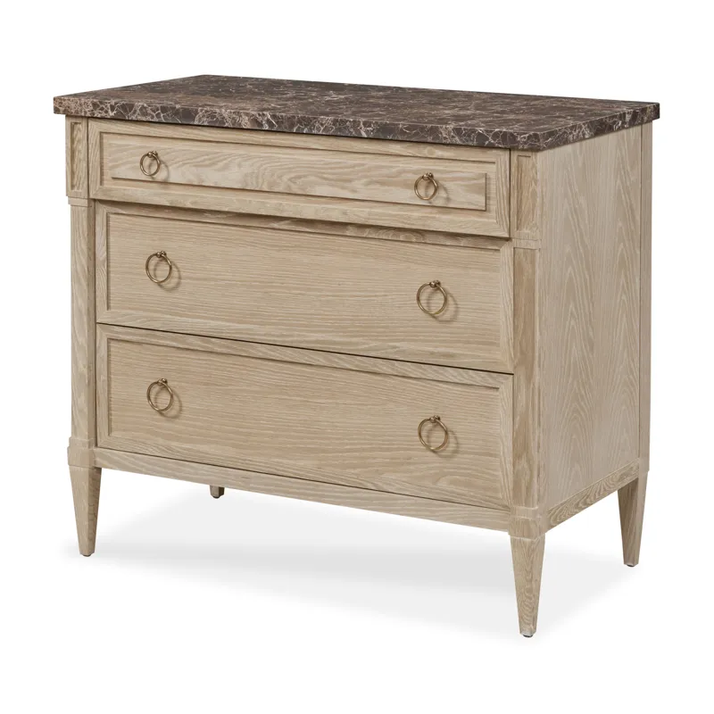 Maison \'47 Stocked Drawer Chest Marble Top