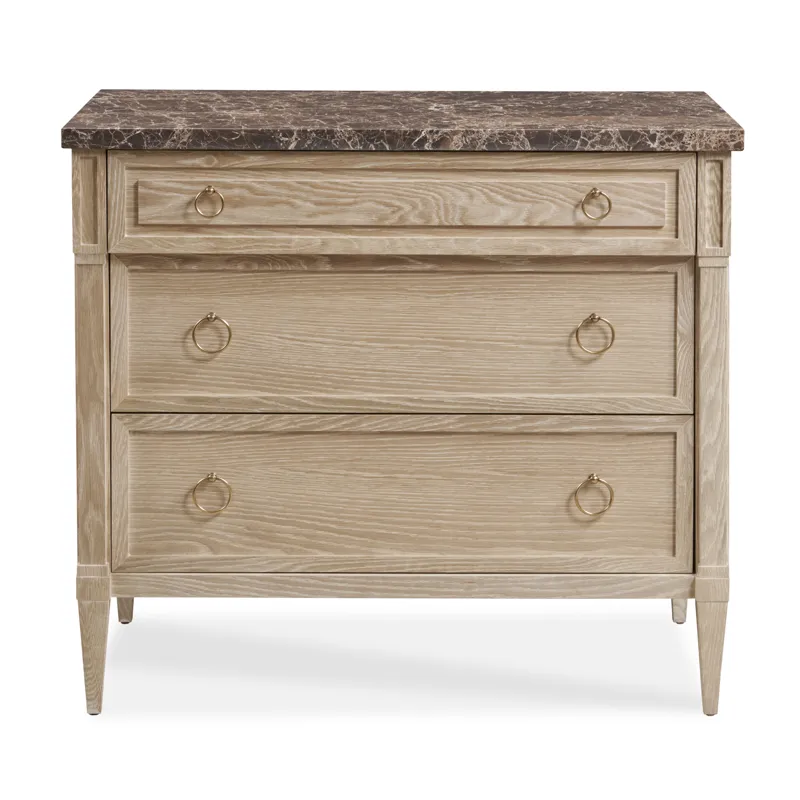 Maison \'47 Stocked Drawer Chest Marble Top