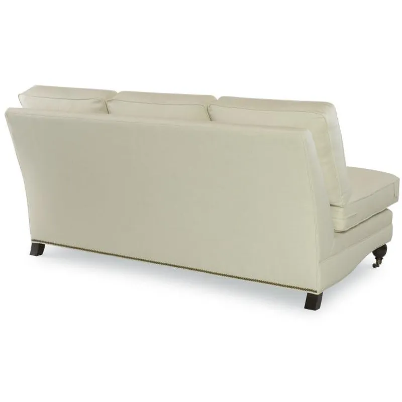Century Leather Essex Armless Sofa