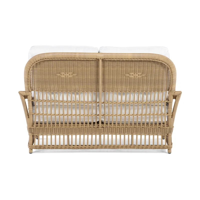 Thomas O\'Brien Outdoor Mainland Wicker Love Seat W/Buttons