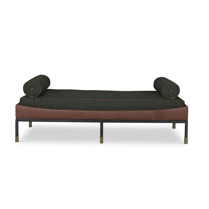 Thomas O\'Brien - Upholstery Jennings Metal Daybed(Rounded Bolsters)