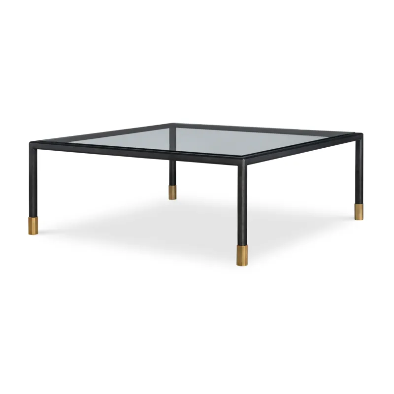 Thomas O\'Brien Jennings Square Cocktail Table(Glass)