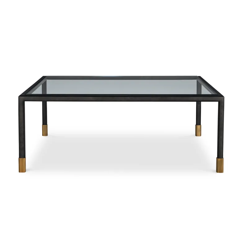 Thomas O\'Brien Jennings Square Cocktail Table(Glass)