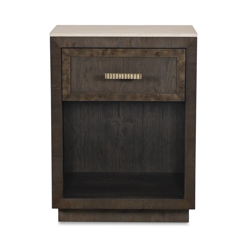 Monterey Small Nightstand & Stone-Dark