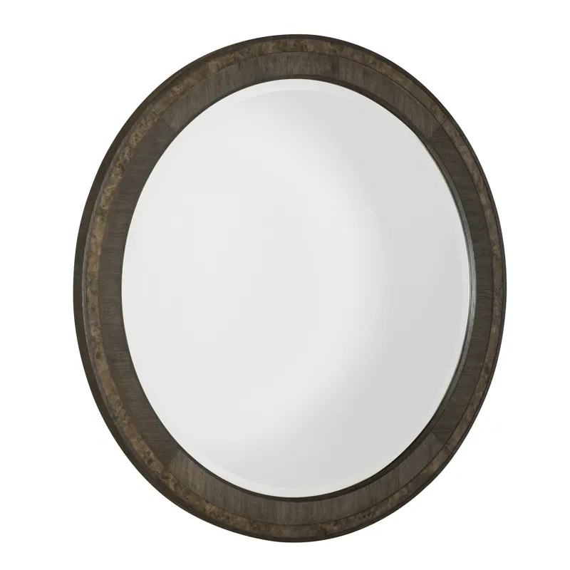 Monterey Round Mirror Hawthorne Dark