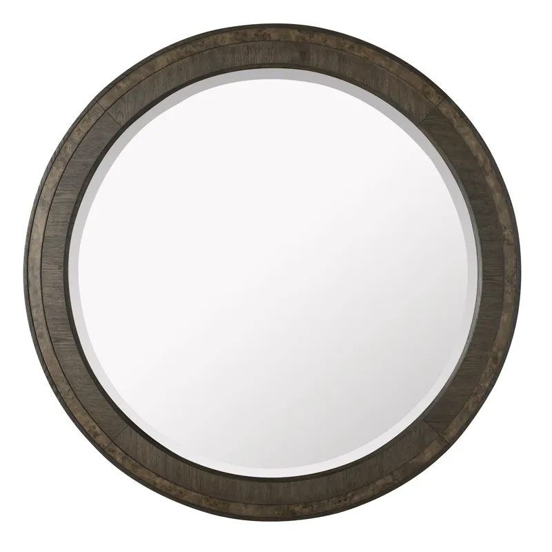 Monterey Round Mirror Hawthorne Dark