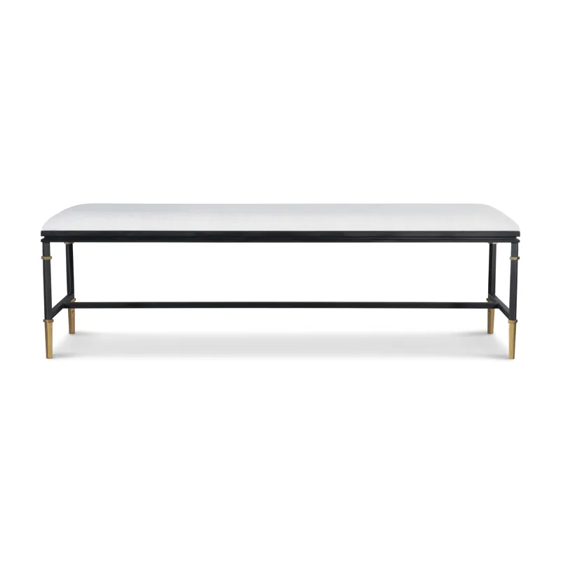 Monterey Upholstered/Metal Bench
