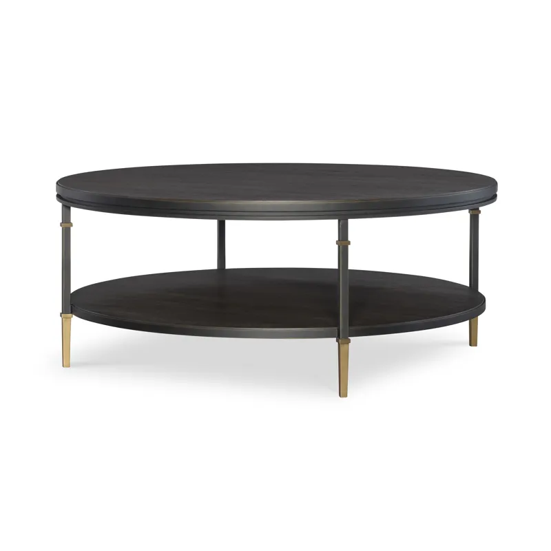 Monterey Round Cocktail Table Dark