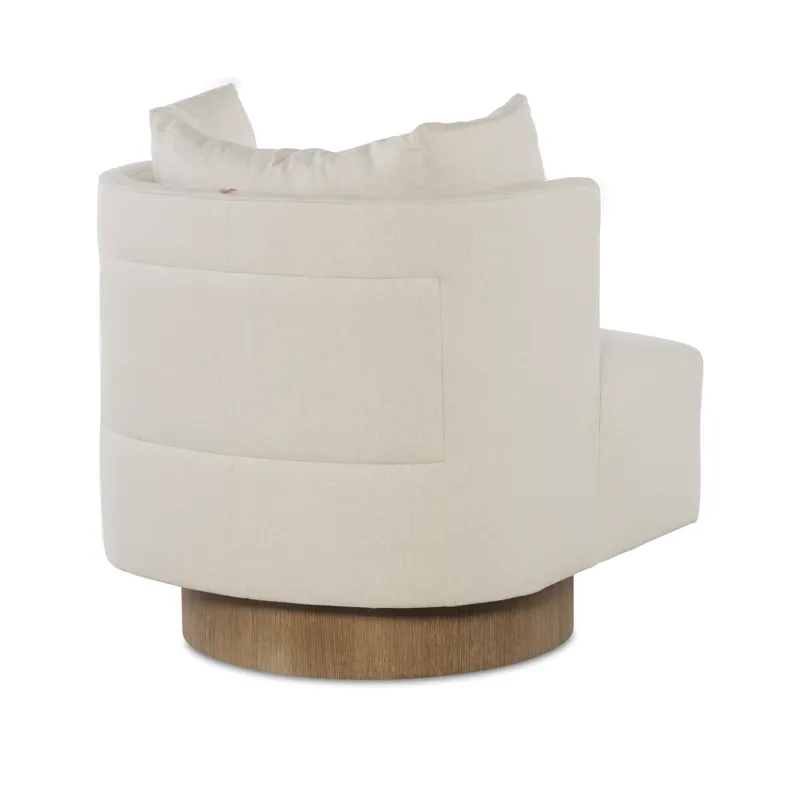 Century Chair Riposo Swivel Chair Oak Base