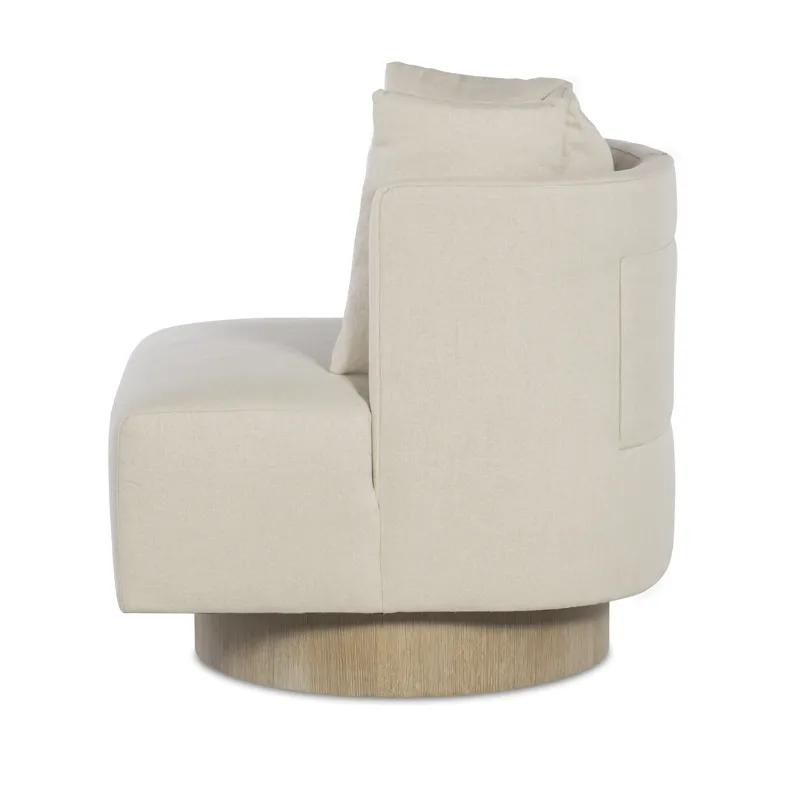 Century Chair Riposo Swivel Chair Oak Base