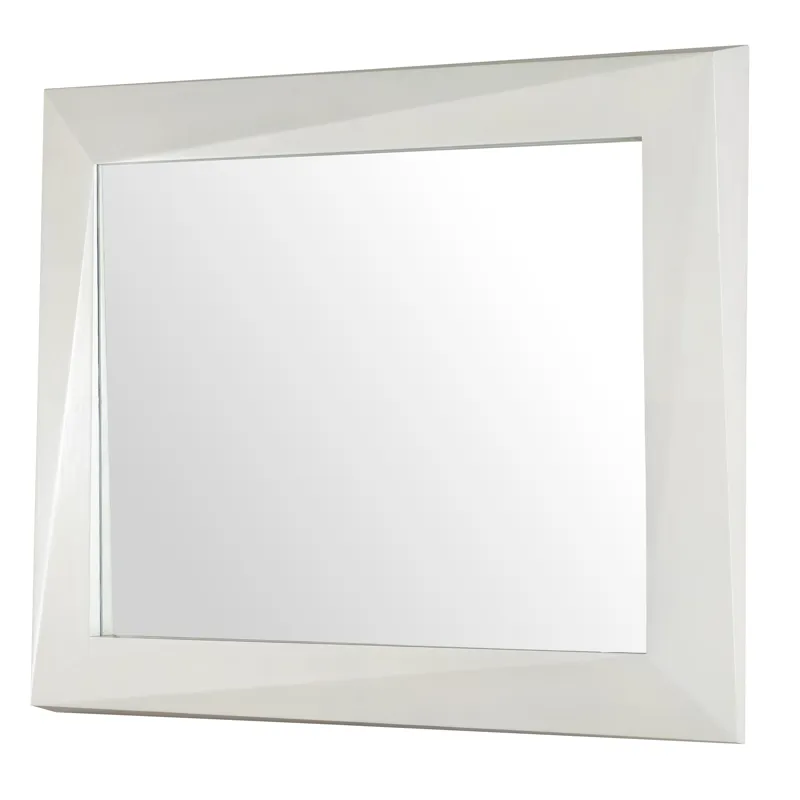 Carrier and Company Case Faceted Mirror Light Parchment