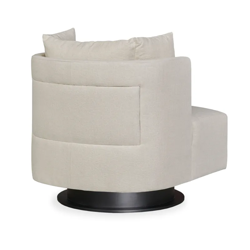 Century Chair Riposo Swivel Chair Metal Base