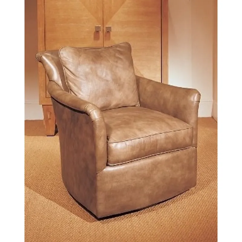 Century Leather Malibu Swivel Chair (LR-17131)