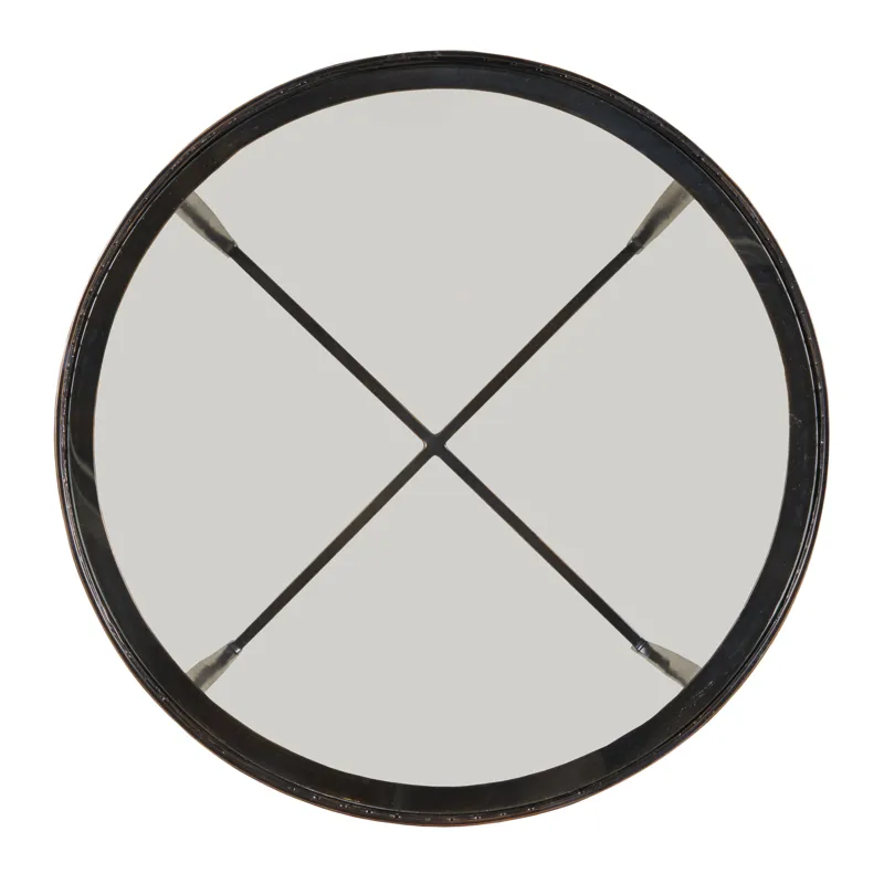 Details Occasional Logan Round Chairside Table Bronze