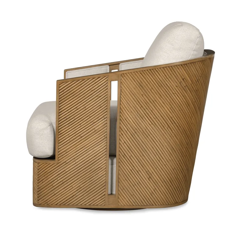 Curate Canna Swivel Lounge Arm Chair Aged R