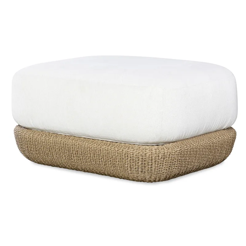 Outdoor Complements Soverato Outdoor Ottoman Natural