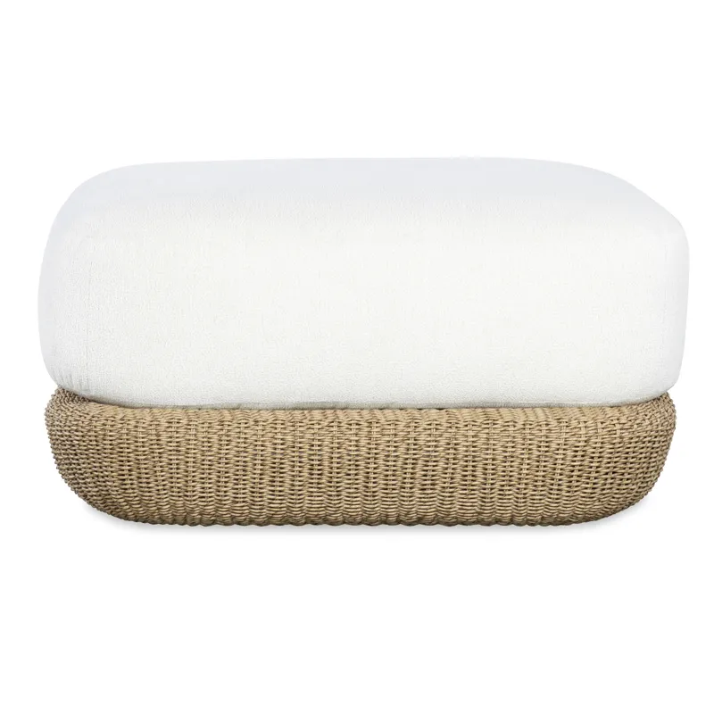 Outdoor Complements Soverato Outdoor Ottoman Natural