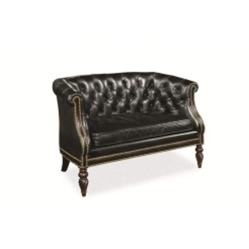 Century Trading Company Leather Love Seat