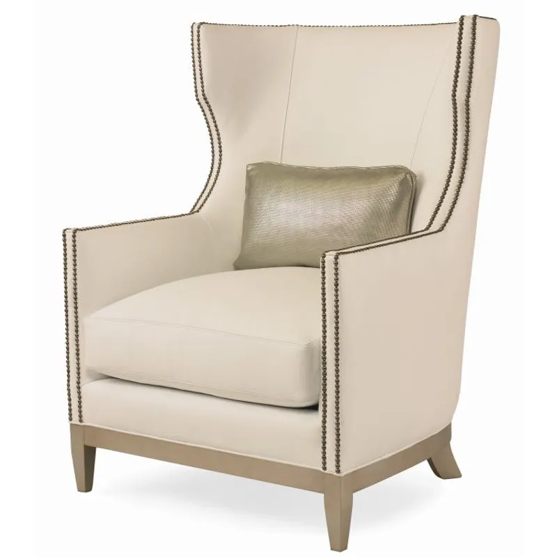 Century Leather Townsend Wing Chair