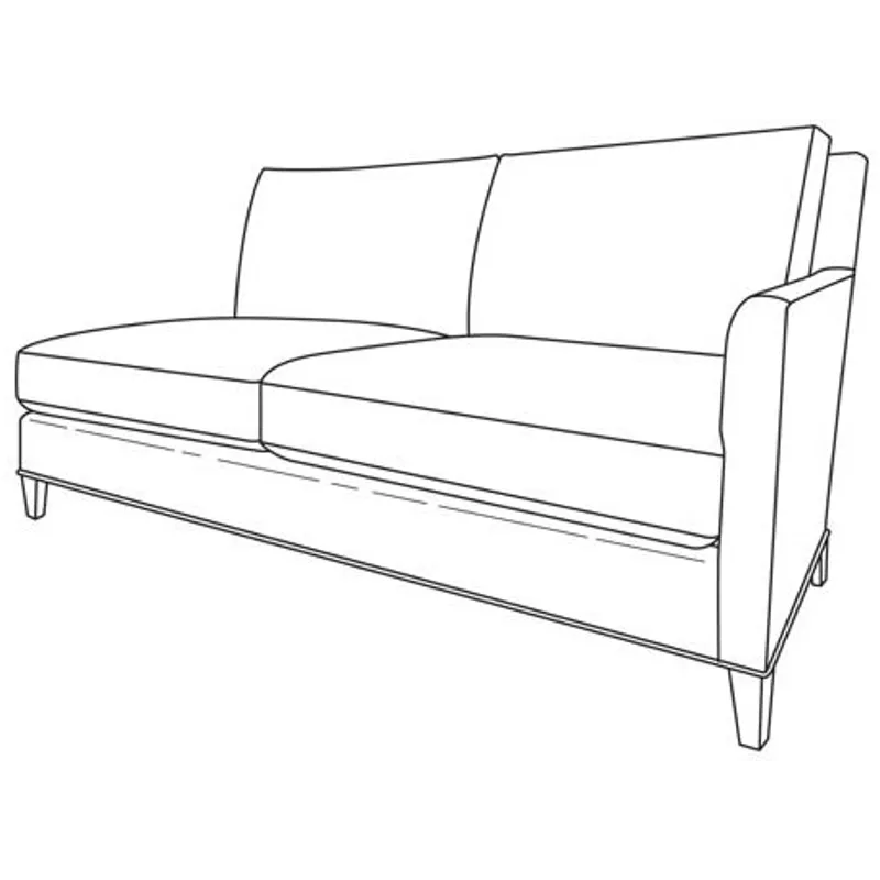 Century Studio Essentials Jordan Raf Loveseat