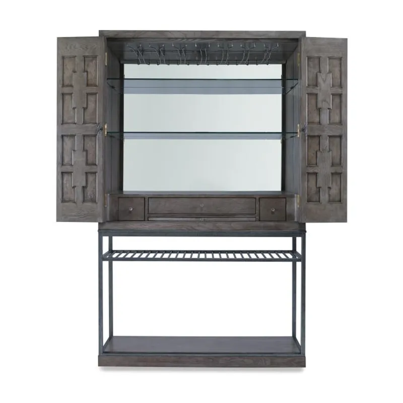 Casa Bella Burl Bar Cabinet