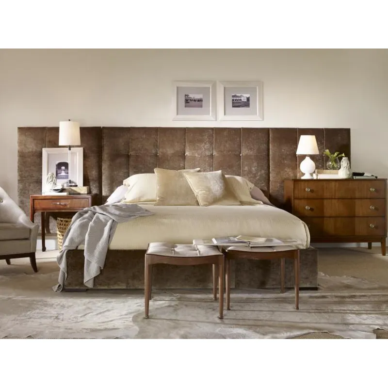 Thomas O'Brien Soho Bed Fully Uph Wings For King Size King