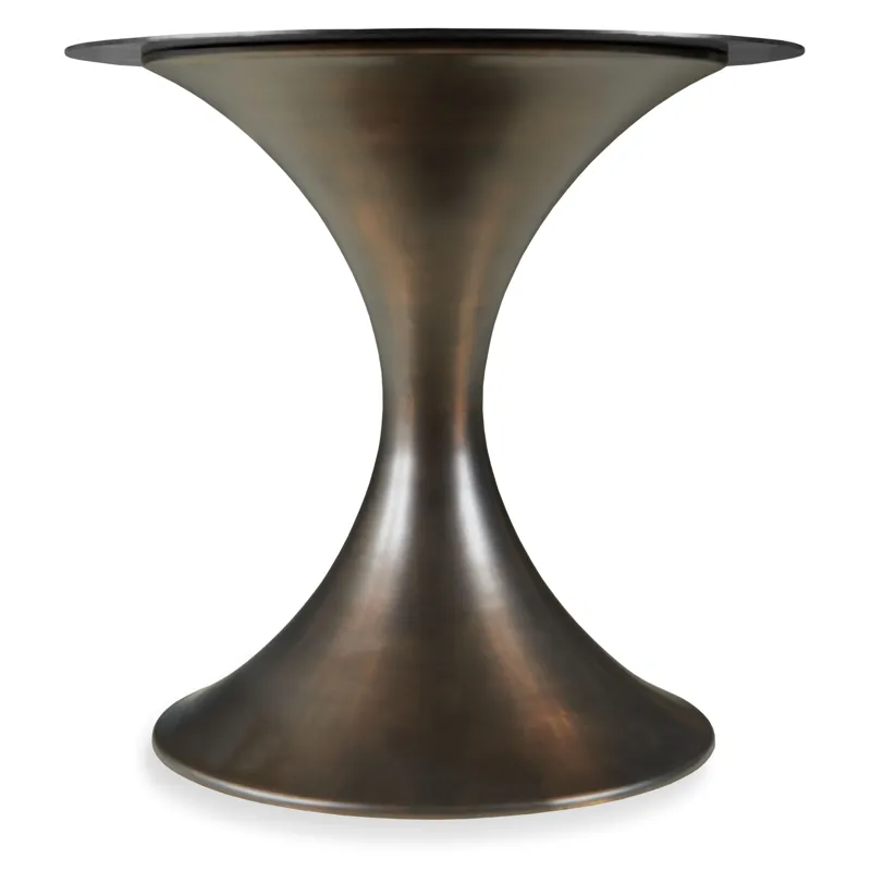 Details Live Edge Bronze Hourglass Pedestal (1 Base)
