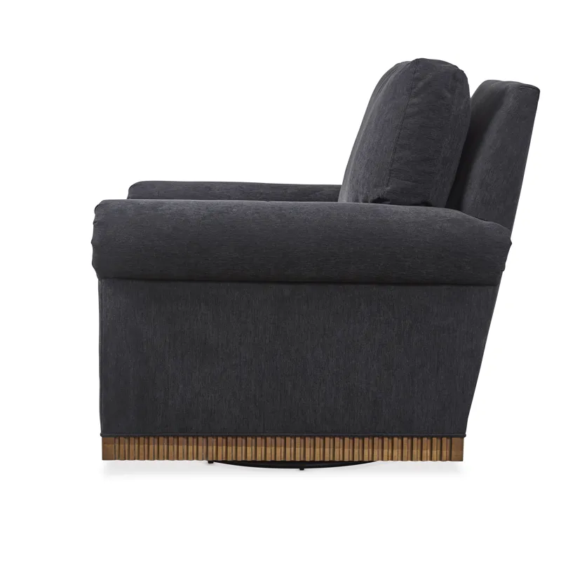 Century Leather Lena Swivel Chair