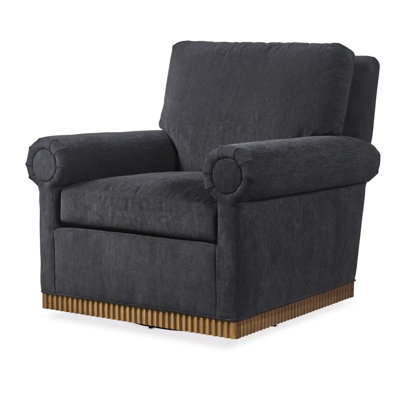 Century Leather Lena Swivel Chair