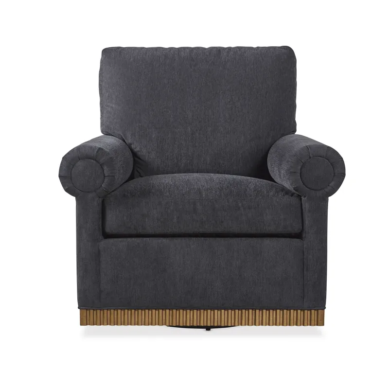 Century Leather Lena Swivel Chair