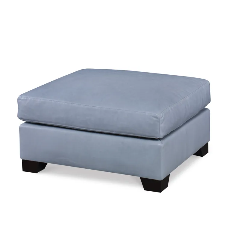 Nate Leather Ottoman