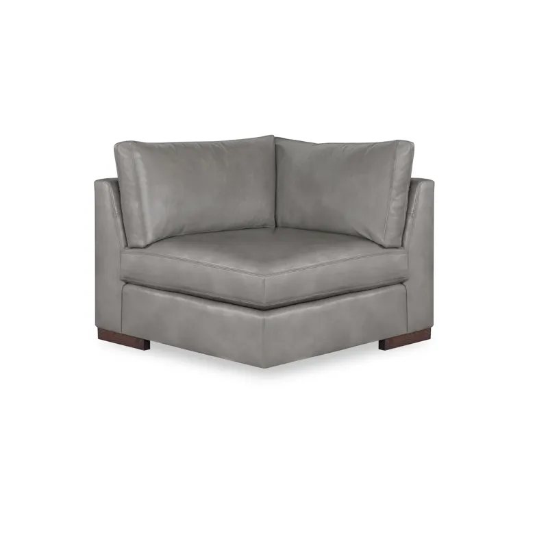 Century Leather Great Room Leather Corner Chair