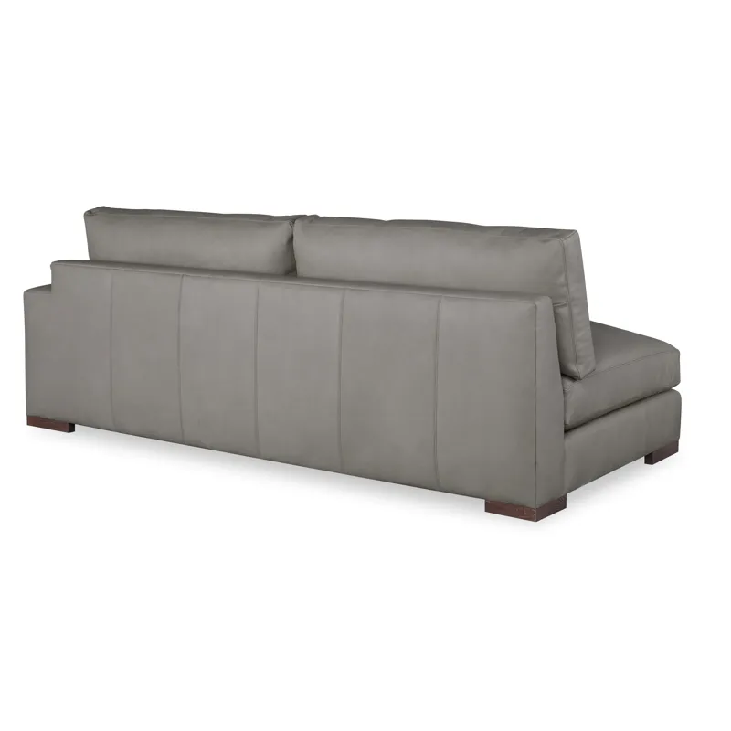 Century Leather Great Room Leather RAF Sofa