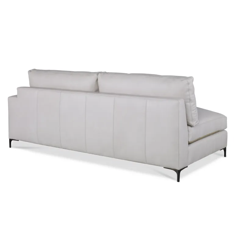 Century Leather Great Room Leather RAF Sofa