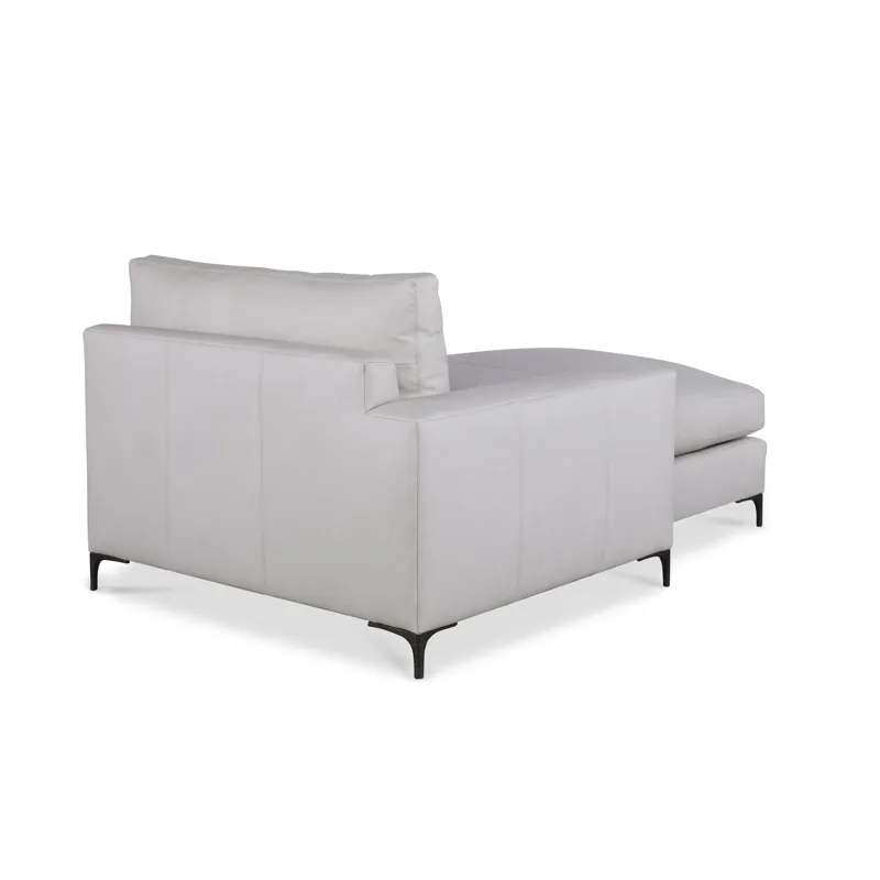 Century Leather Great Room Leather Laf Chaise